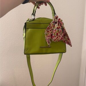 Steve Madden Breese Cross Body Bag in Lime Green